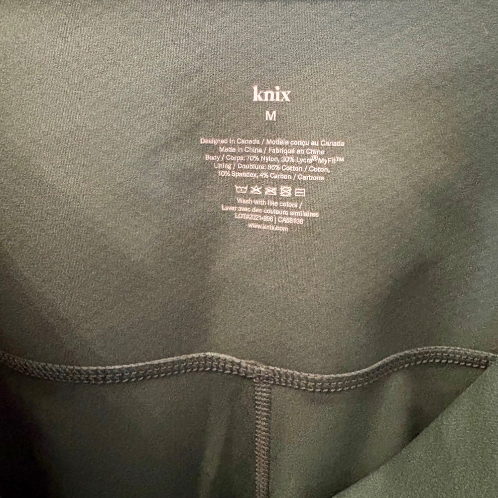 ✨NWT Knix 2 piece High-Rise Legging + Good to Go High-Neck Bra - Picture 8 of 10